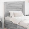 vidaXL T&ecirc;te de lit Gris Sonoma 75 cm Bois d'ing&eacute;nierie