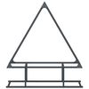 vidaXL Portant de bois chauffage anthracite 80x25x90 cm