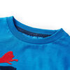 T-shirt enfants manches longues bleu cobalt 140