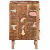 vidaXL Table de chevet 2 pcs 37x32x50 cm bois massif de r&eacute;cup&eacute;ration