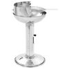vidaXL Barbecue au charbon sur support Acier inoxydable