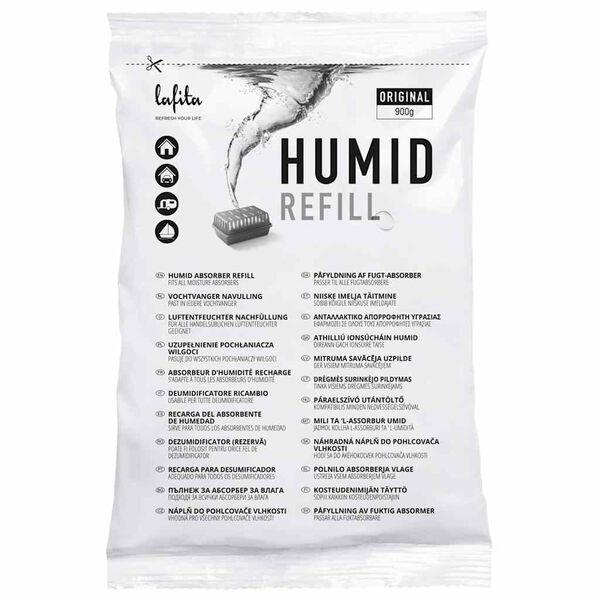 Lafita Recharges pour absorbeur d'humidit&eacute; 18 pcs 900 g