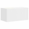 vidaXL Meuble TV mural 2 pcs Blanc 60 x 31 x 29.5 cm Bois d'ing&eacute;nierie