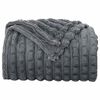 vidaXL Couvertures &agrave; jeter 6 pcs Gris fonc&eacute; 150 x 130 cm Toison