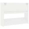 vidaXL Armoire &agrave; chaussures murale Blanc 80x18x60 cm Agglom&eacute;r&eacute;