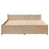 vidaXL Cadre de lit sans matelas 140x200 cm bois massif de pin