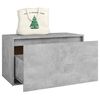 vidaXL Banc d'entr&eacute;e 80x40x45 cm Gris b&eacute;ton Bois d'ing&eacute;nierie