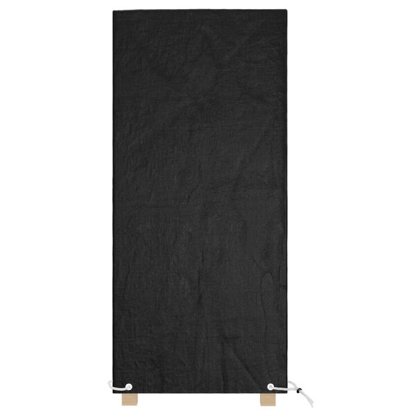 vidaXL Housses de chaise de jardin 2 pcs 8 &oelig;illets 75x70x140 cm PE