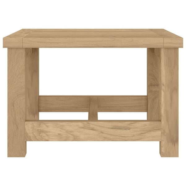 vidaXL Table basse 45x45x30 cm bois massif de teck