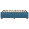 vidaXL Cadre de lit sans matelas bleu 120x200 cm velours