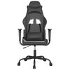 vidaXL Chaise de jeu Noir Similicuir