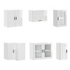 vidaXL Ensemble d'armoires de cuisine 11 pcs Porto bois d'ing&eacute;nierie