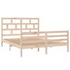 vidaXL Cadre de lit sans matelas bois massif 160x200 cm