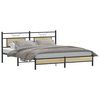 vidaXL Cadre de lit sans matelas ch&ecirc;ne sonoma 160x200 cm