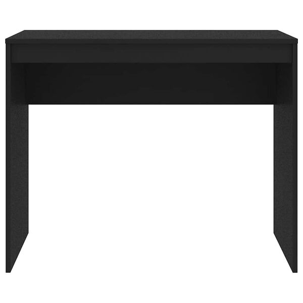 vidaXL Bureau Noir 90x40x72 cm Bois d'ingénierie