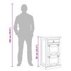 vidaXL Armoire &agrave; chaussures 4 couches avec tiroir Bois de r&eacute;cup&eacute;ration