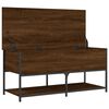 vidaXL Banc de rangement ch&ecirc;ne marron 100x42,5x47 cm bois d'ing&eacute;nierie