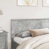 vidaXL T&ecirc;te de lit Gris b&eacute;ton 200 cm Bois d'ing&eacute;nierie