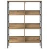 vidaXL &Eacute;tag&egrave;re Ch&ecirc;ne artisanal 82 x 32 x 112 cm Bois d'ing&eacute;nierie