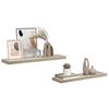 vidaXL &Eacute;tag&egrave;res murales flottantes 2 pcs ch&ecirc;ne 90x23,5x3,8 cm MDF