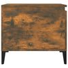 vidaXL Table basse Ch&ecirc;ne fum&eacute; 100x50x45 cm Bois d'ing&eacute;nierie
