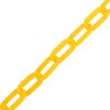 vidaXL Cha&icirc;ne d'avertissement Jaune 100 m &Oslash;6 mm Plastique