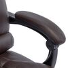 vidaXL Chaise de bureau Marron Similicuir