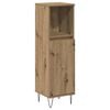 vidaXL Armoire de salle de bain ch&ecirc;ne artisanal 30x30x100 cm