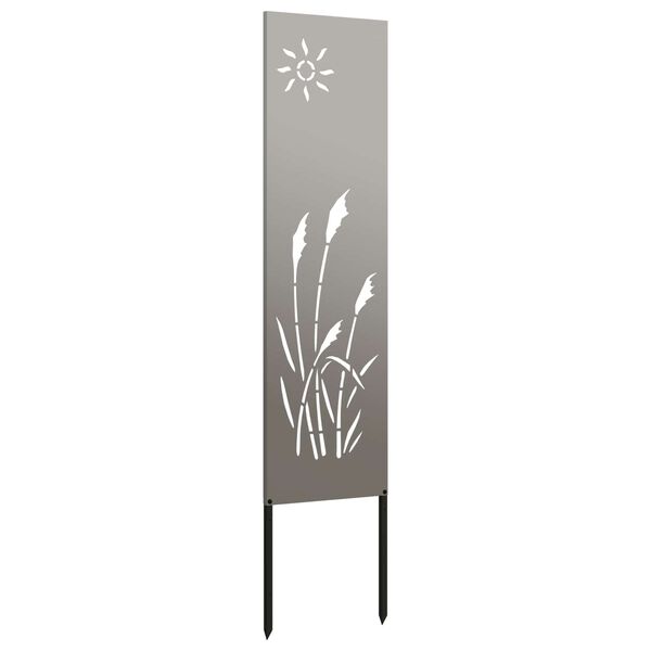 vidaXL Écran de confidentialité de jardin Fretwork Rouillé 32 x 140 cm