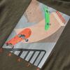 T-shirt enfants &agrave; manches longues kaki 140