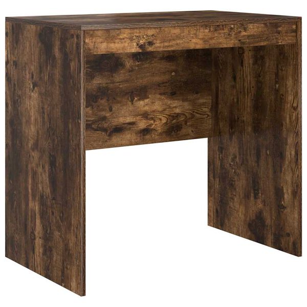 vidaXL Bureau Chêne fumé 80 x 50 x 76 cm Bois d'ingénierie