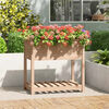 vidaXL Jardini&egrave;re avec &eacute;tag&egrave;re 82,5x54x81 cm Bois massif de pin