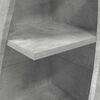 vidaXL Meuble d'angle Gris b&eacute;ton 32x32x140cm Bois d'ing&eacute;nierie