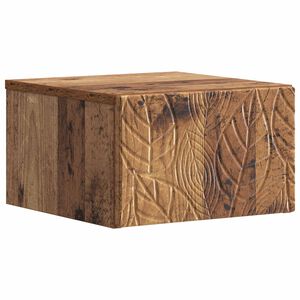 vidaXL Cabinet de chevet mural Bois ancien 49 x 34,5 x 20 cm