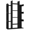 vidaXL Biblioth&egrave;que Noir 86x25,5x140 cm Bois d&rsquo;ing&eacute;nierie