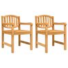 vidaXL Ensemble &agrave; manger de jardin 5pcs Bois de teck massif