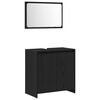 vidaXL Cabinet de salle de bain Ch&ecirc;ne noir 60 x 33 x 60 cm