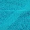 vidaXL Serviette Invit&eacute; SOLUND Turquoise Coton