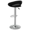 vidaXL Tabouret de bar Noir Similicuir