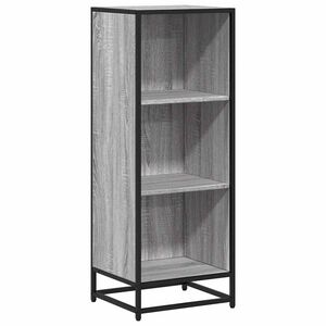 vidaXL Biblioth&egrave;que sonoma gris 40x35x107,5 cm bois d'ing&eacute;nierie