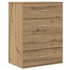 vidaXL Buffet Ch&ecirc;ne artisanal 60 x 39 x 80 cm Bois d'ing&eacute;nierie