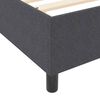vidaXL Cadre de lit plateforme Gris fonc&eacute; 120 x 190 cm tissu