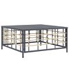 vidaXL Salon de jardin 6 pcs avec coussins anthracite r&eacute;sine tress&eacute;e