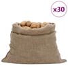 vidaXL Sacs en jute 30 pcs 100x110 cm 100 % jute 220 g/m&sup2;