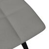vidaXL Tabouret de bar Gris clair Velours