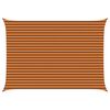 vidaXL Voile d'ombre Orange et marron 5 &times; 3,5 m 100 % polyester Oxford