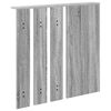 vidaXL Porte-manteau mural avec &eacute;tag&egrave;re Sonoma gris 84 x 10 x 80 cm