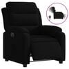 vidaXL Fauteuil inclinable &eacute;lectrique noir velours