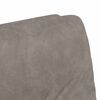 vidaXL Chaises de Salle &agrave; Manger avec Roues 2 pcs Gris 57 x 67 x 95 cm