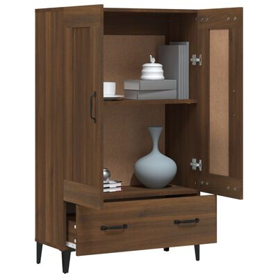 vidaXL Buffet Chêne marron 70x31x115 cm Bois d'ingénierie